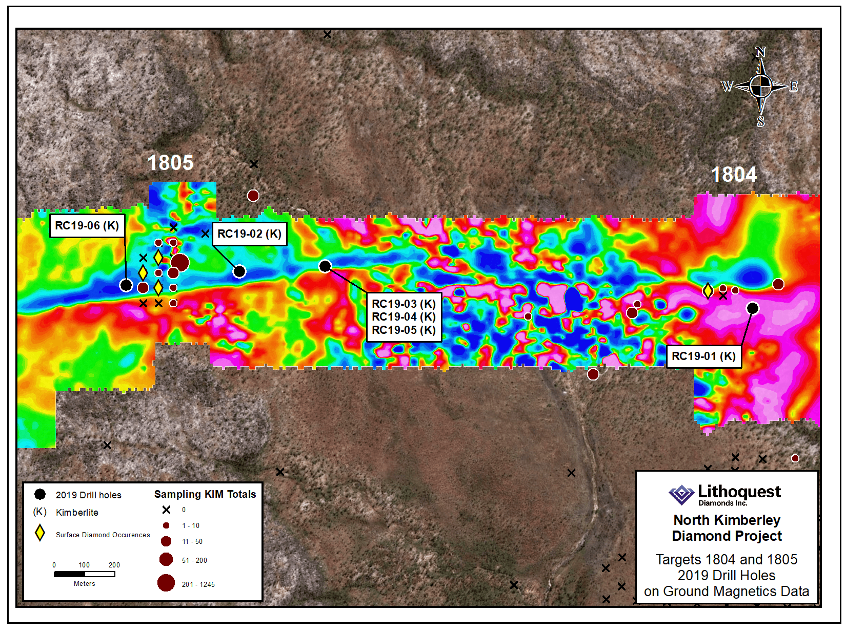 Lithoquest Discovers Two New Kimberlites on the North Kimberley Diamond Project Mining Stock