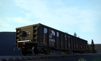 High-strength steel gondola rendering