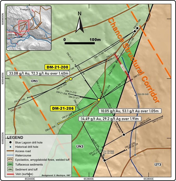 Blue Lagoon Resources Inc. , Wednesday, April 20, 2022, Press release picture