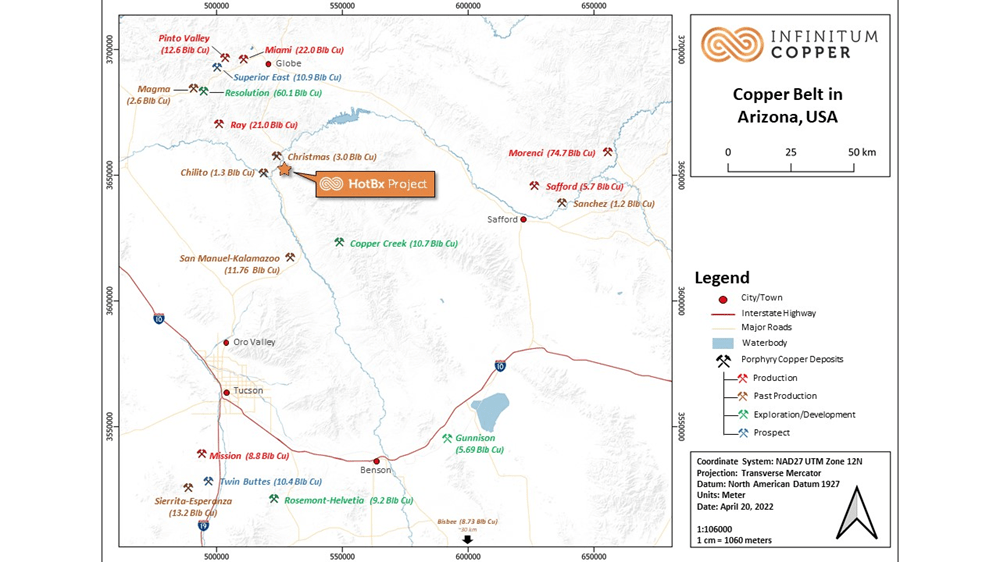Infinitum Copper, Wednesday, April 20, 2022, Press release picture