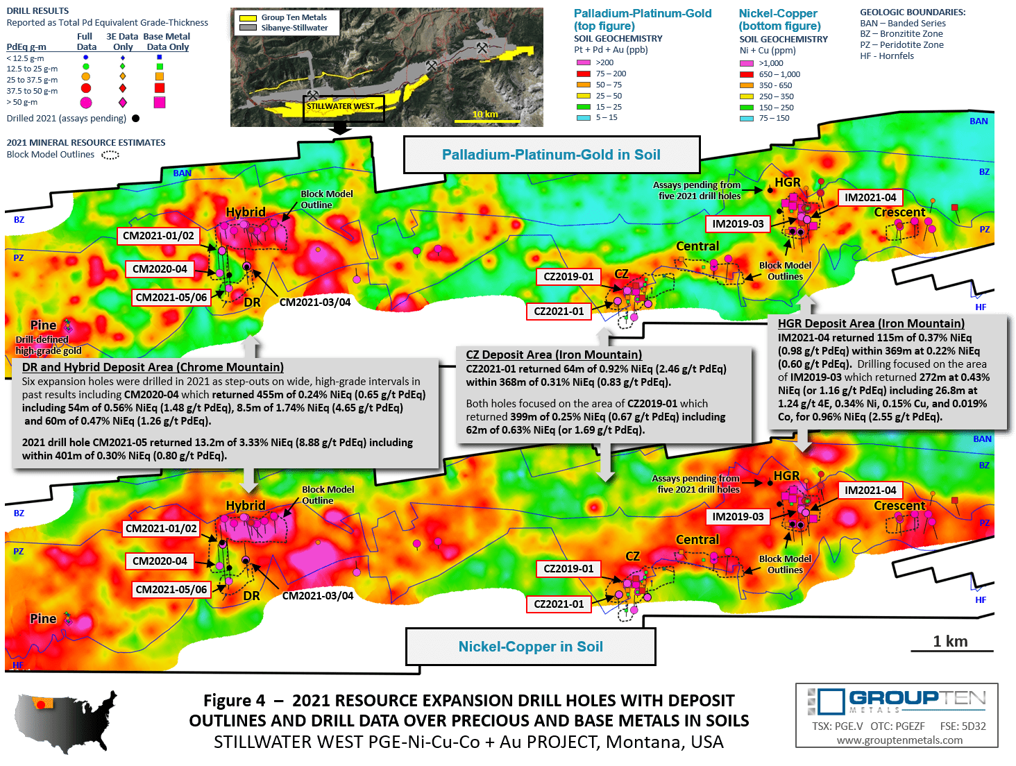 Group Ten Metals Inc. , Tuesday, May 3, 2022, Press release picture