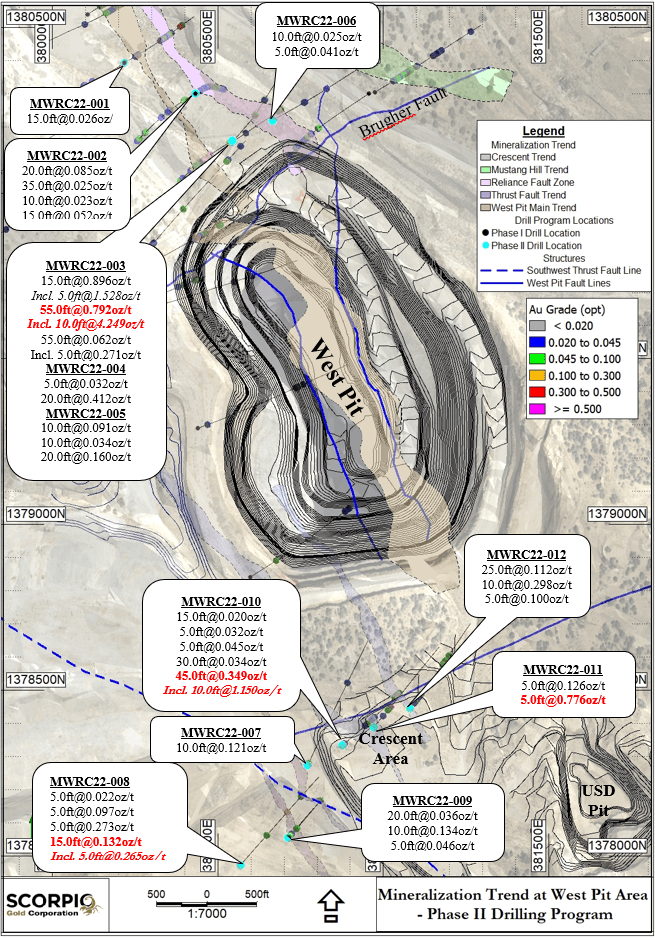 Scorpio Gold Corporation, Thursday, May 12, 2022, Press release picture