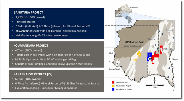 Sarama Resources Ltd., Monday, May 2, 2022, Press release picture