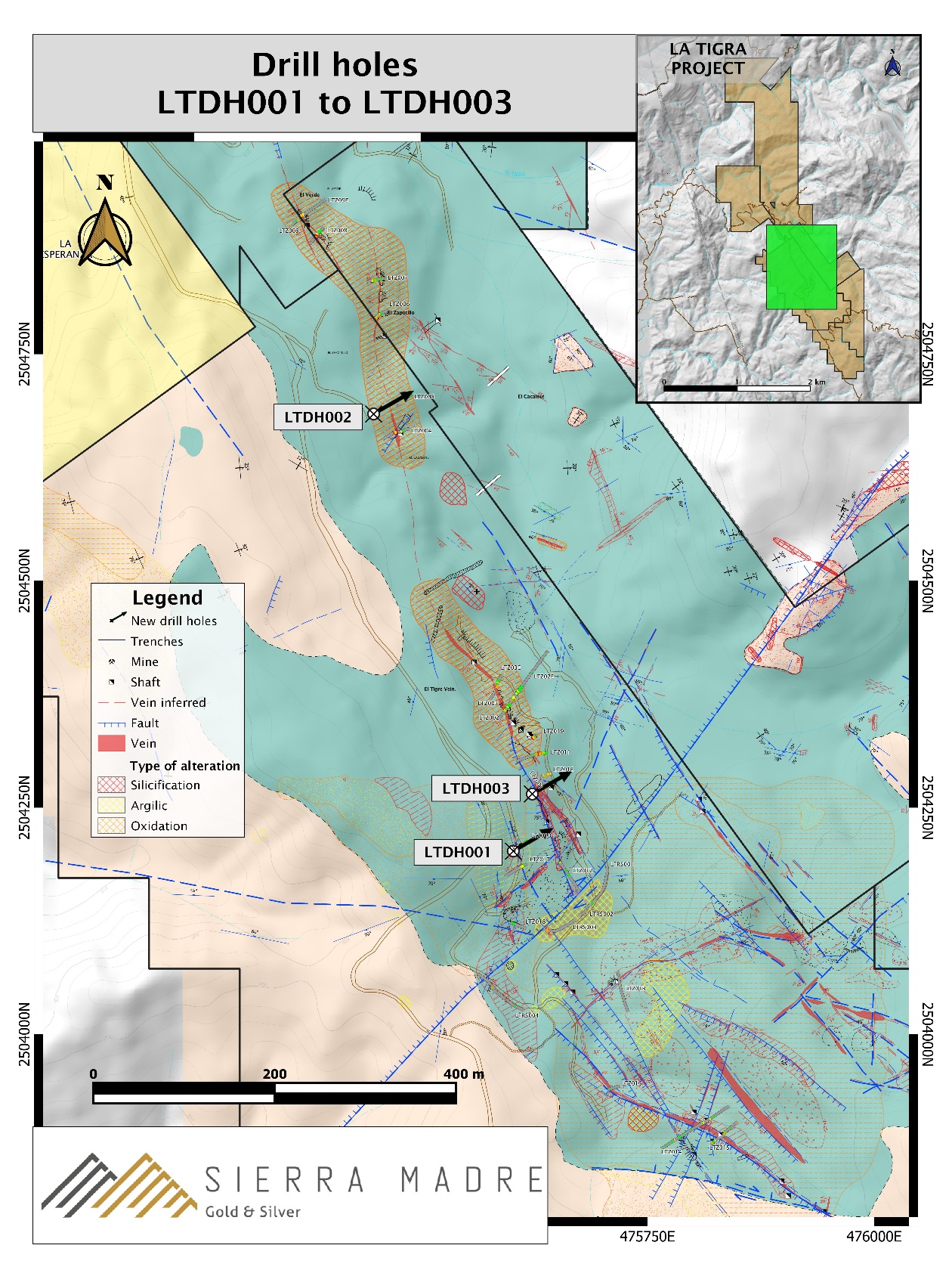Sierra Madre Gold and Silver, Tuesday, May 24, 2022, Press release picture