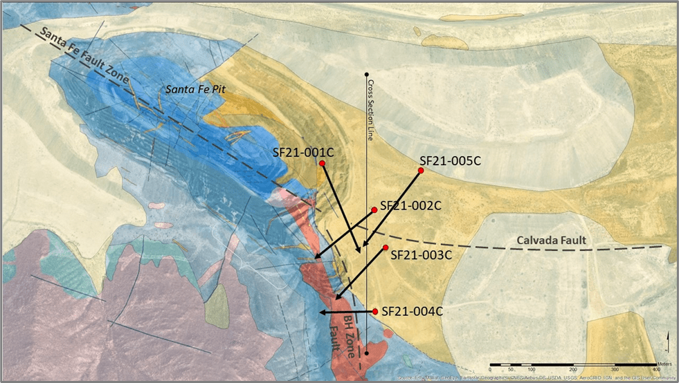Lahontan Gold Corp., Friday, April 29, 2022, Press release picture
