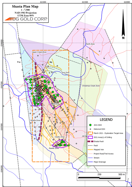 TDG Gold Corp., Wednesday, May 11, 2022, Press release picture