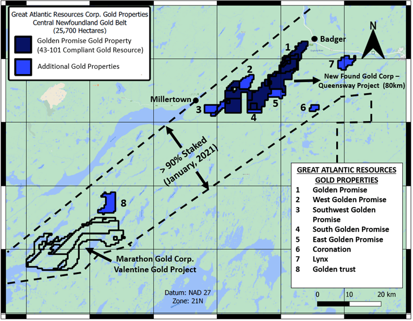 Great Atlantic Resources Corp., Tuesday, June 7, 2022, Press release picture