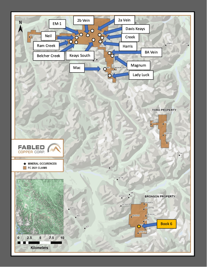 Fabled Copper Corp., Wednesday, June 8, 2022, Press release picture