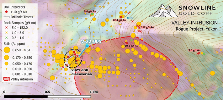 Snowline Gold Corp., Tuesday, June 7, 2022, Press release picture