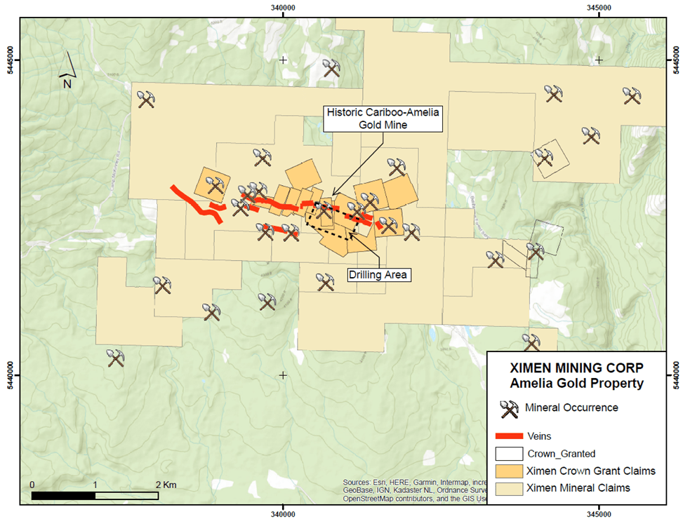 Ximen Mining Corp., Wednesday, June 8, 2022, Press release picture