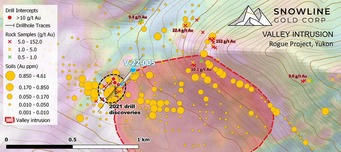 Snowline Gold Corp., Monday, June 13, 2022, Press release picture