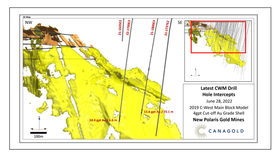 Canagold Resources Ltd., Tuesday, June 28, 2022, Press release picture