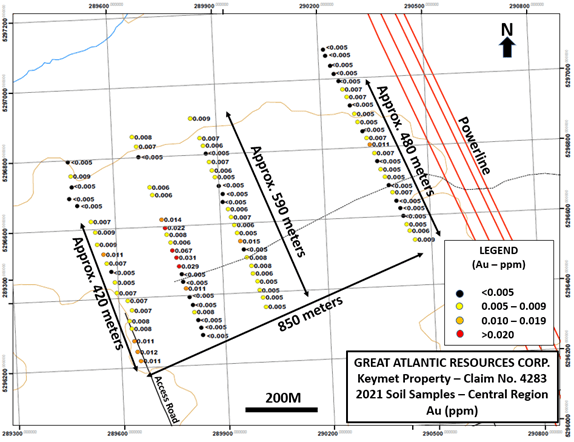 Great Atlantic Resources Corp., Thursday, July 7, 2022, Press release picture