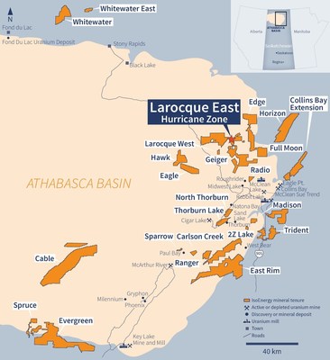 Figure 3 - IsoEnergy Athabasca Projects (CNW Group/IsoEnergy Ltd.)