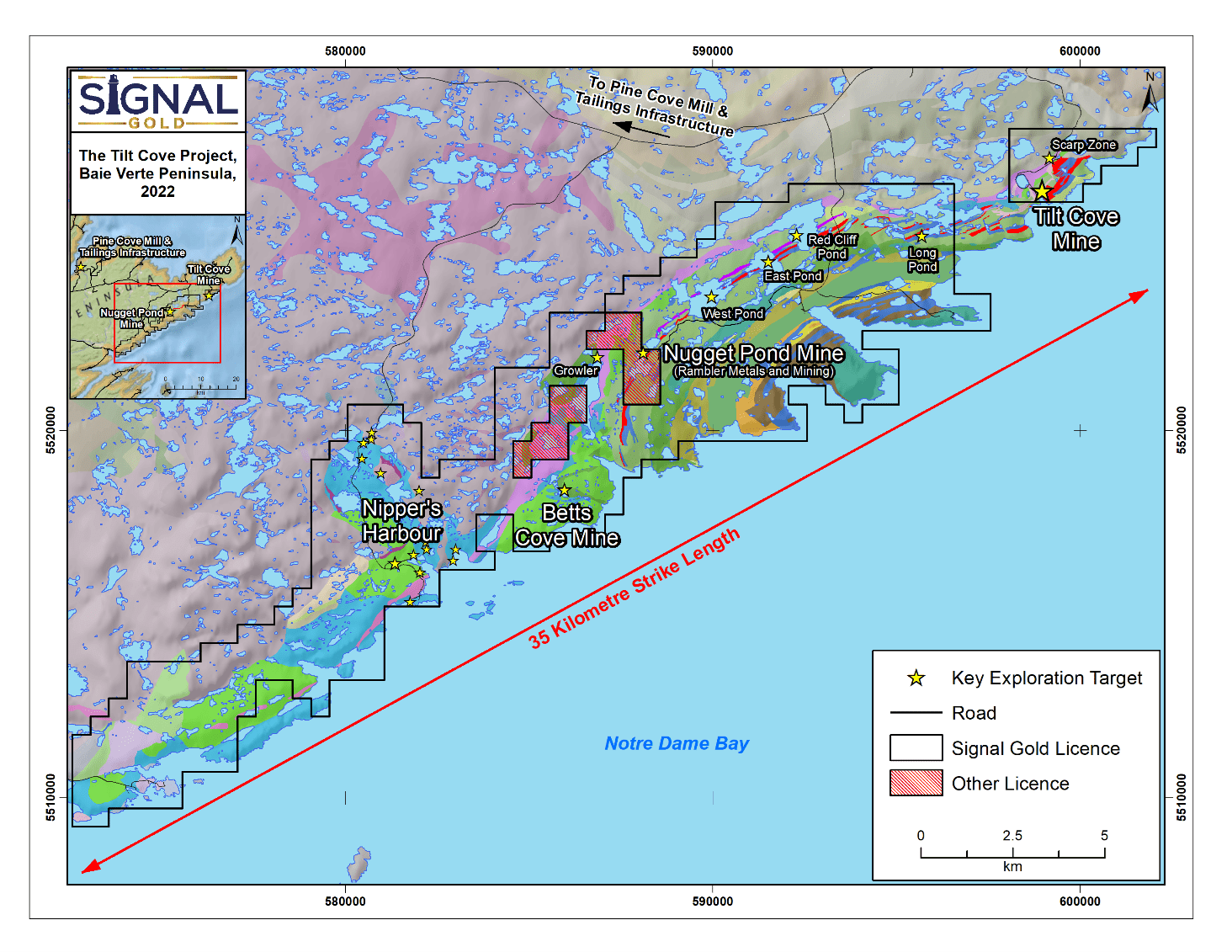 Signal Gold Inc., Wednesday, July 20, 2022, Press release picture
