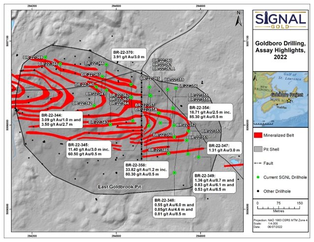 Signal Gold Inc., Wednesday, July 6, 2022, Press release picture