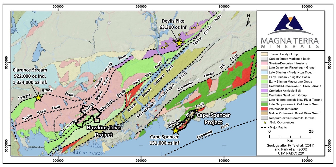 Magna Terra Minerals Inc., Monday, July 11, 2022, Press release picture