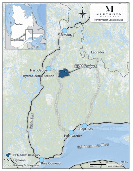 Murchison Minerals Ltd., Thursday, July 7, 2022, Press release picture
