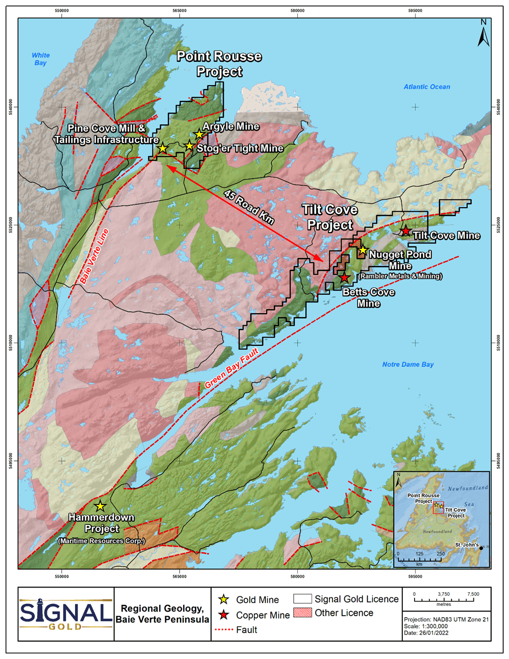 Signal Gold Inc., Wednesday, July 20, 2022, Press release picture