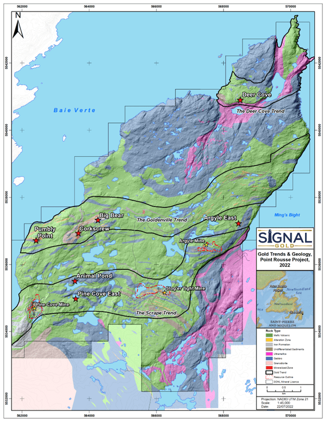 Signal Gold Inc., Monday, July 25, 2022, Press release picture
