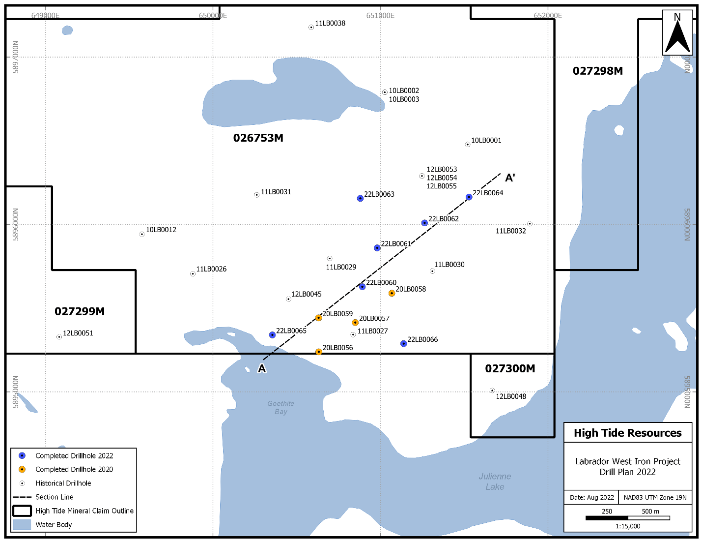 High Tide Resources Corp., Wednesday, August 10, 2022, Press release picture