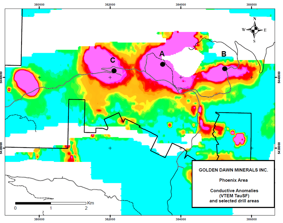 Golden Dawn Minerals Inc., Monday, September 19, 2022, Press release picture