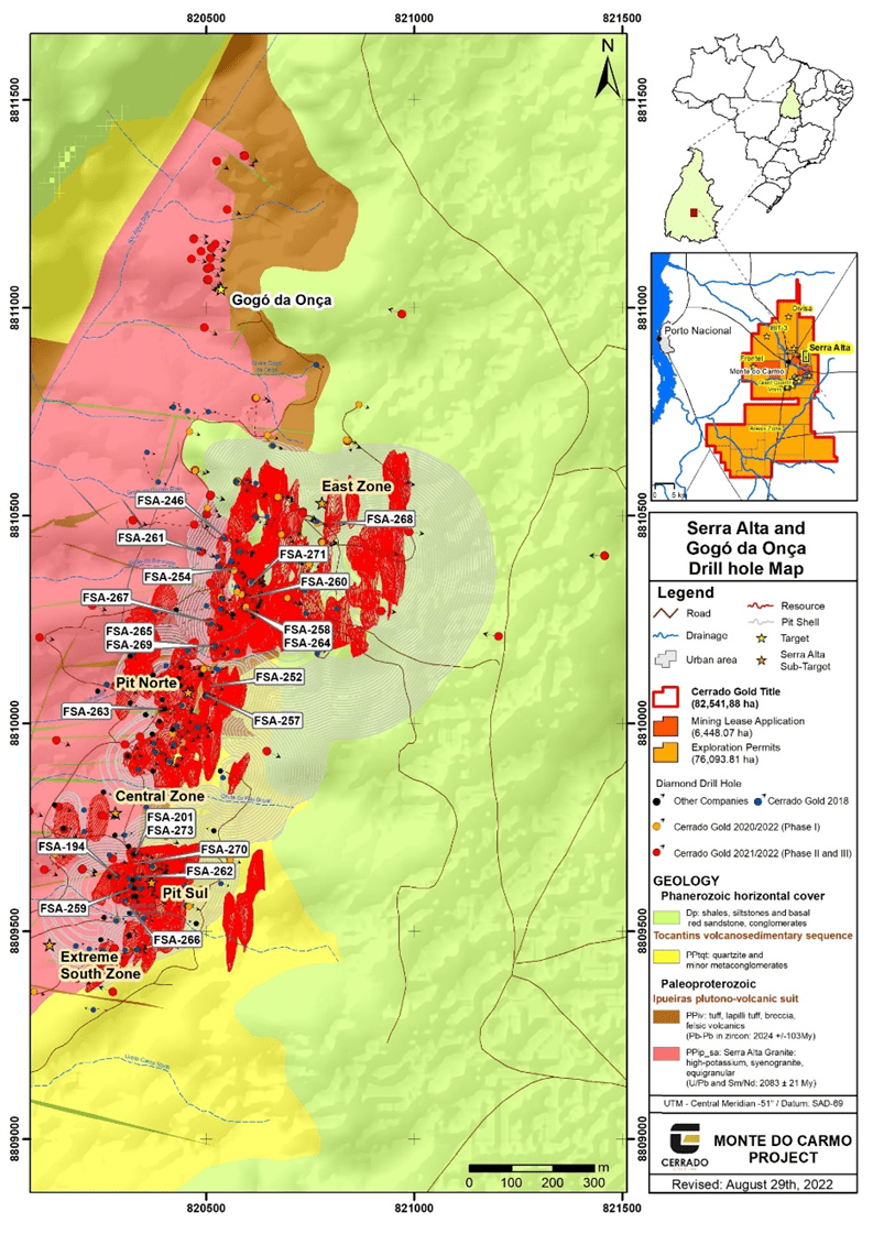 Cerrado Gold Inc., Monday, September 19, 2022, Press release picture