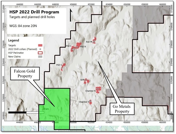 Falcon Gold Corp, Tuesday, October 25, 2022, Press release picture