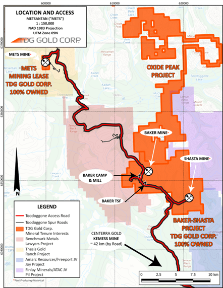 TDG Gold Corp., Wednesday, October 19, 2022, Press release picture