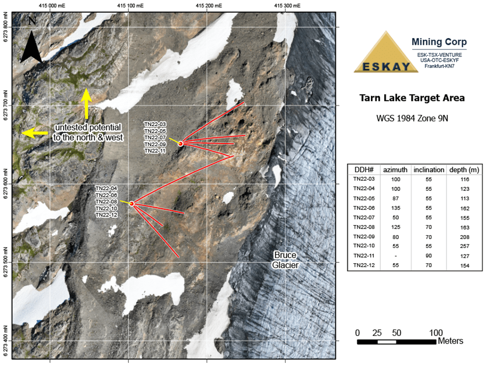 Eskay Mining Corp., Thursday, October 6, 2022, Press release picture