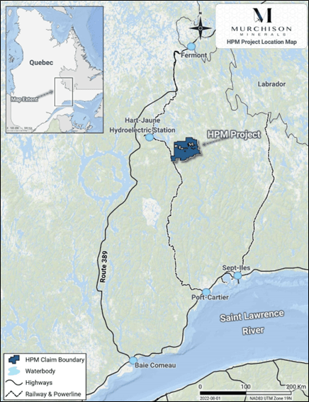 Murchison Minerals Ltd., Sunday, October 16, 2022, Press release picture