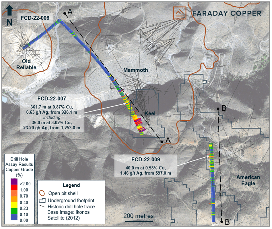 Faraday Copper Corp., Monday, October 17, 2022, Press release picture