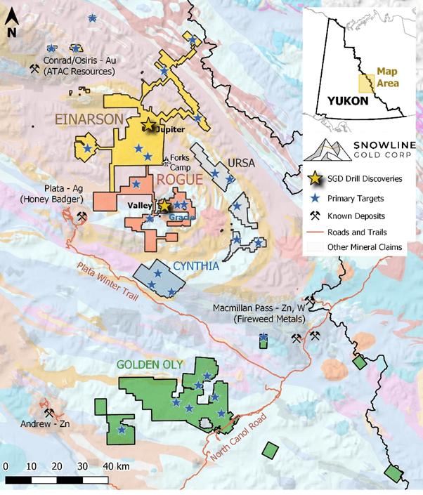 Snowline Gold Corp., Thursday, October 20, 2022, Press release picture