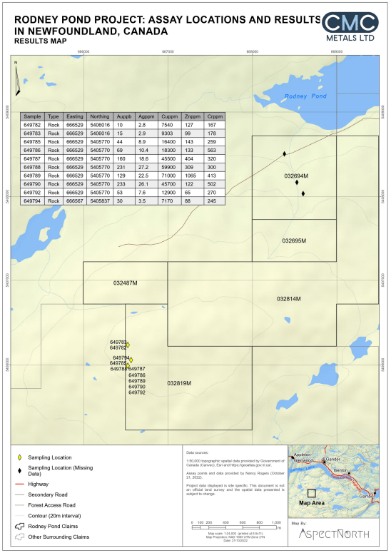 CMC Metals Ltd., Wednesday, October 26, 2022, Press release picture