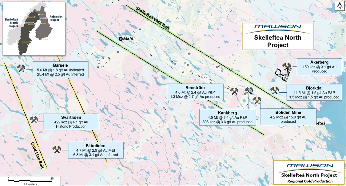 Mawson Gold Limited, Tuesday, October 11, 2022, Press release picture