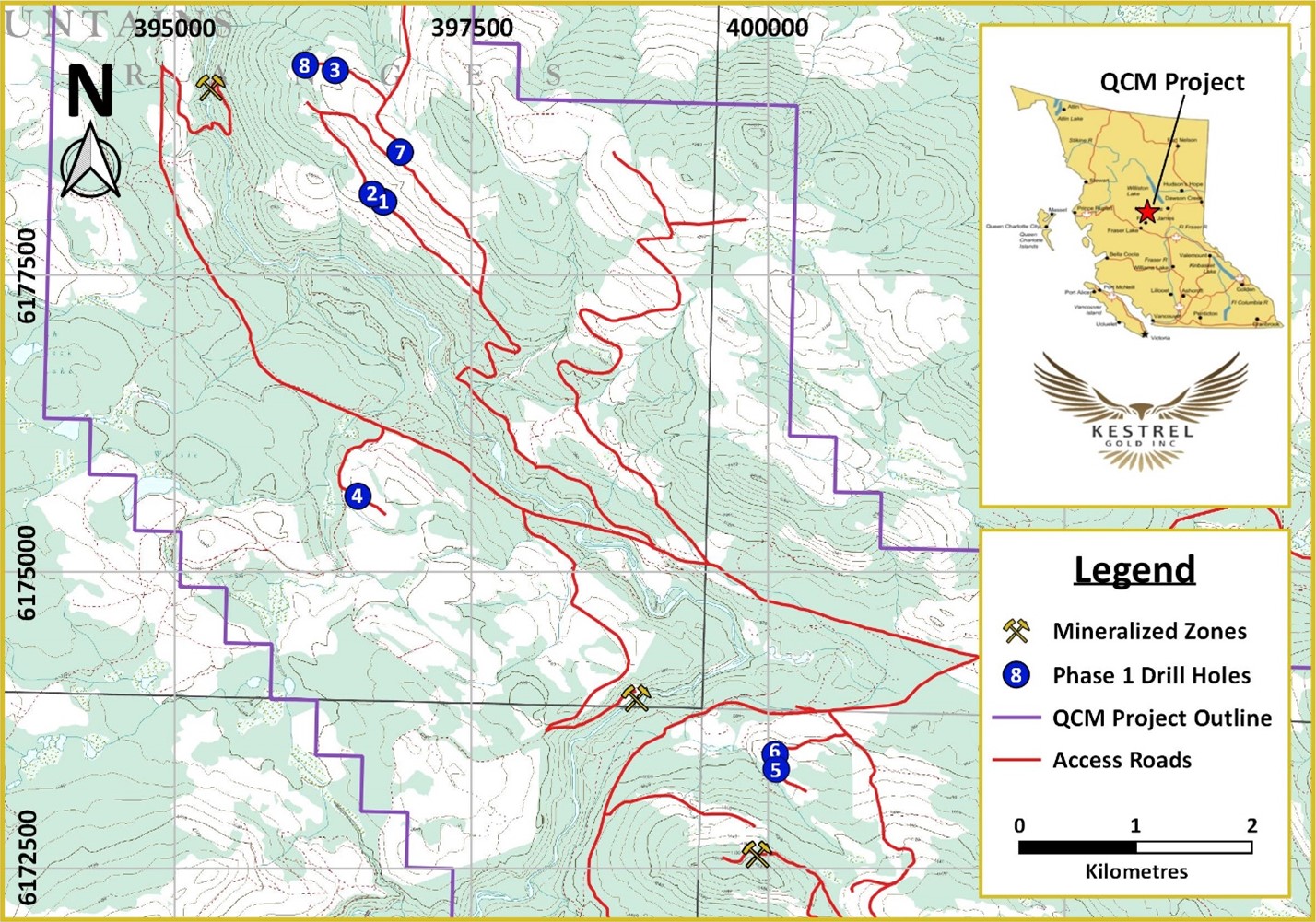 Kestrel Gold Inc., Wednesday, October 12, 2022, Press release picture