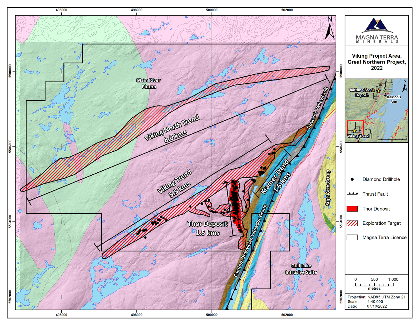 Magna Terra Minerals Inc., Tuesday, October 11, 2022, Press release picture