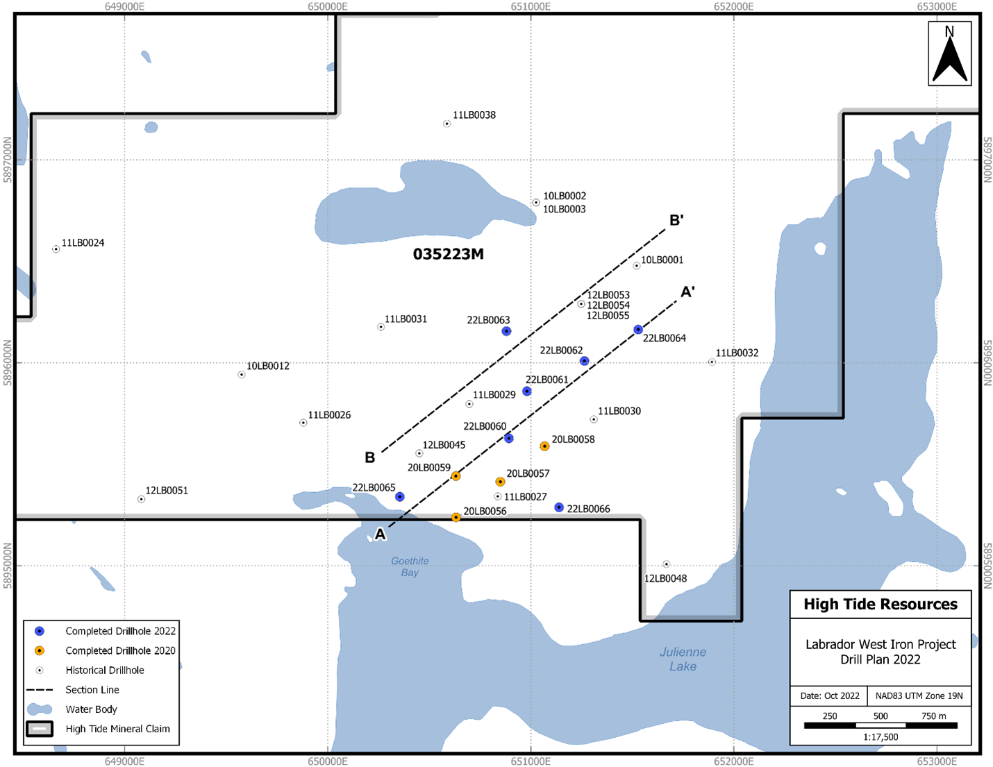 High Tide Resources Corp., Tuesday, October 25, 2022, Press release picture