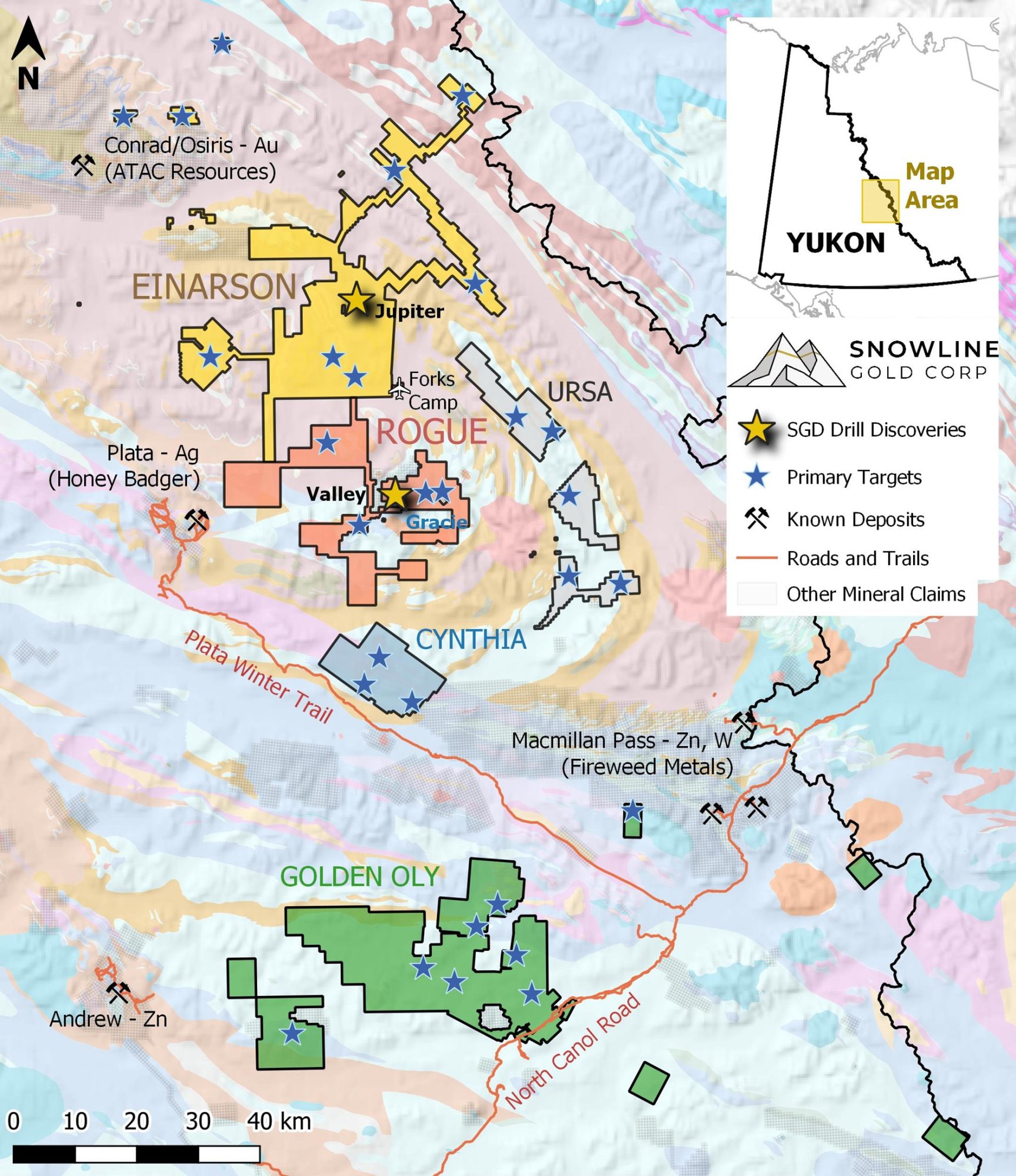 Snowline Gold Corp., Wednesday, October 12, 2022, Press release picture