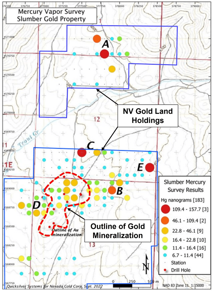 NV Gold Corporation, Tuesday, November 1, 2022, Press release picture