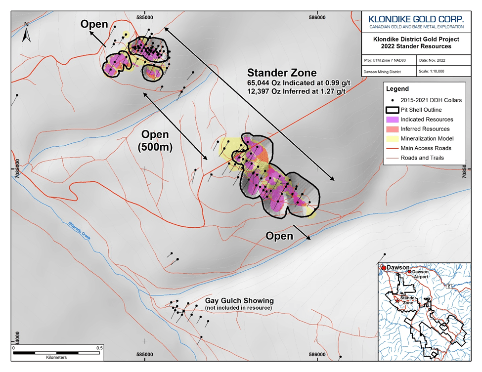 Klondike Gold Corp., Wednesday, November 9, 2022, Press release picture