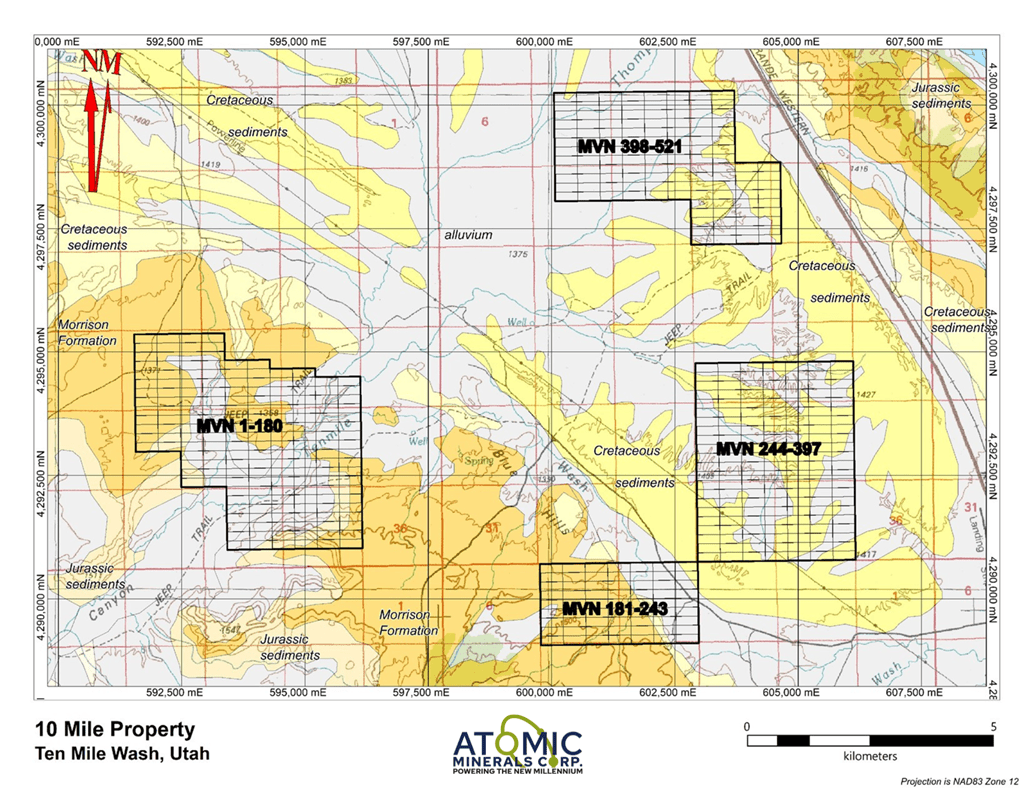 Atomic Minerals Corporation, Monday, November 7, 2022, Press release picture
