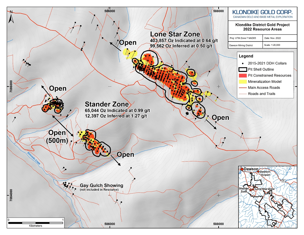 Klondike Gold Corp., Wednesday, November 9, 2022, Press release picture