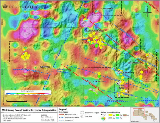 Reyna Gold Corp, Tuesday, November 1, 2022, Press release picture