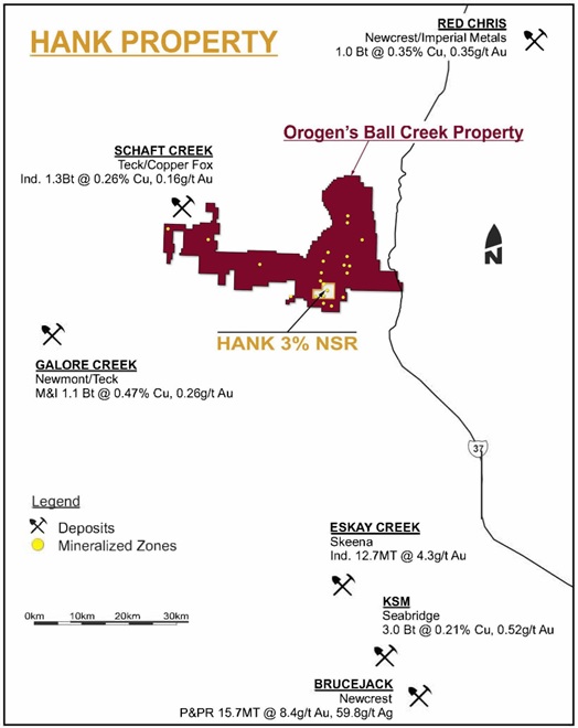 Orogen Royalties Inc, Thursday, November 10, 2022, Press release picture