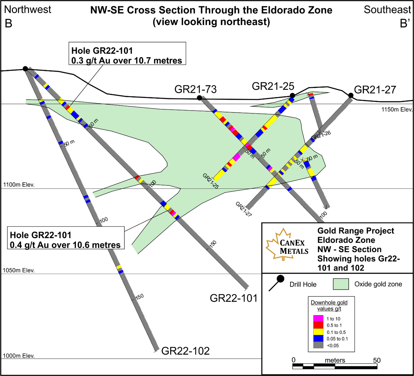 CANEX Metals Inc., Monday, December 12, 2022, Press release picture
