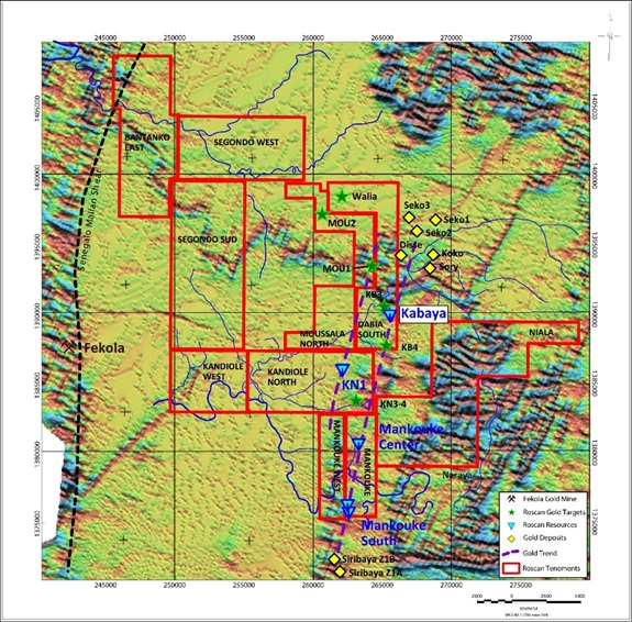 Roscan Gold Corporation, Wednesday, December 7, 2022, Press release picture