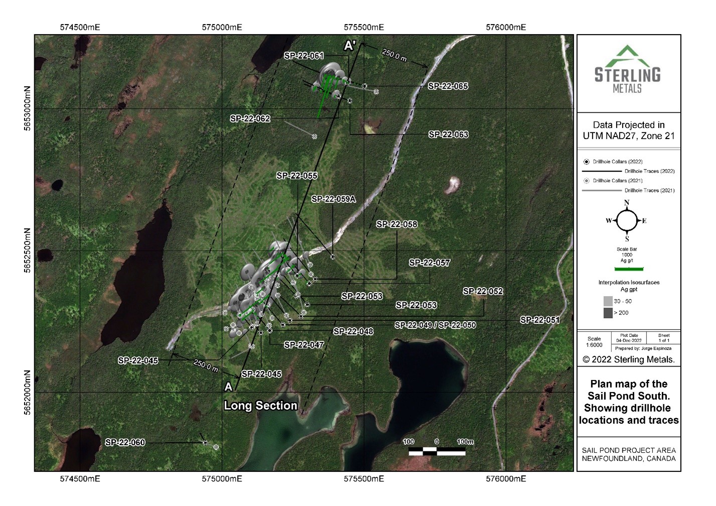 Sterling Metals Corp., Monday, December 12, 2022, Press release picture