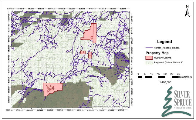 Silver Spruce Resources Inc., Monday, January 16, 2023, Press release picture