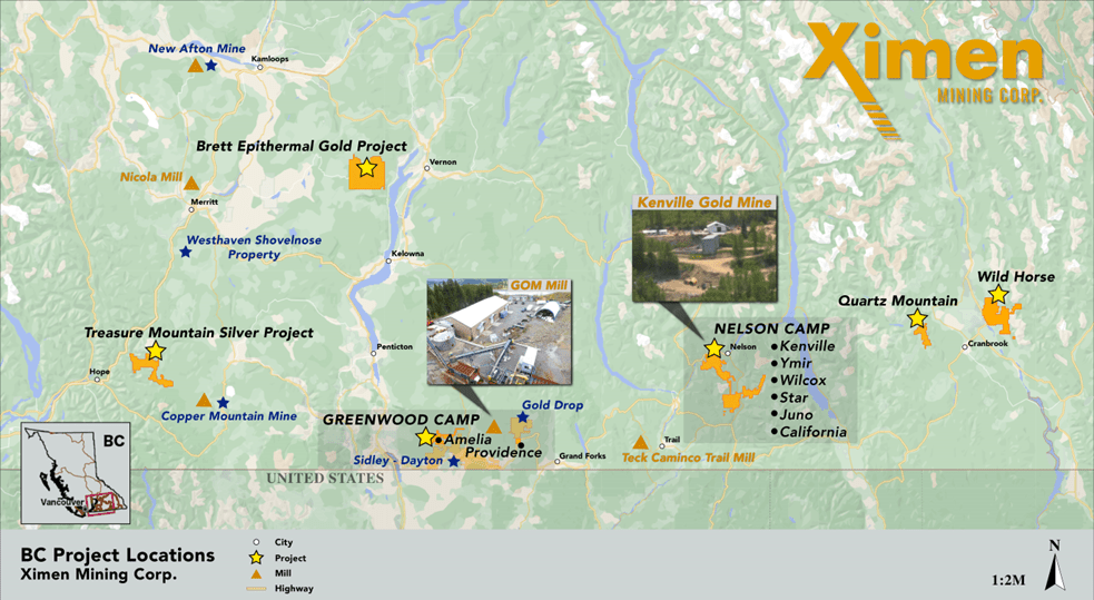 Ximen Mining Corp, Wednesday, February 22, 2023, Press release picture